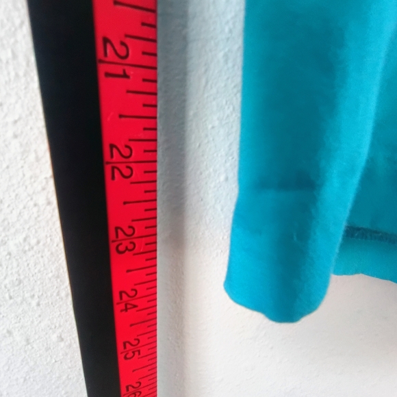 Tribella Bermuda Shorts Womens Size 16 Teal Blue Stretch Mid Rise Summer Golf - Picture 6 of 9